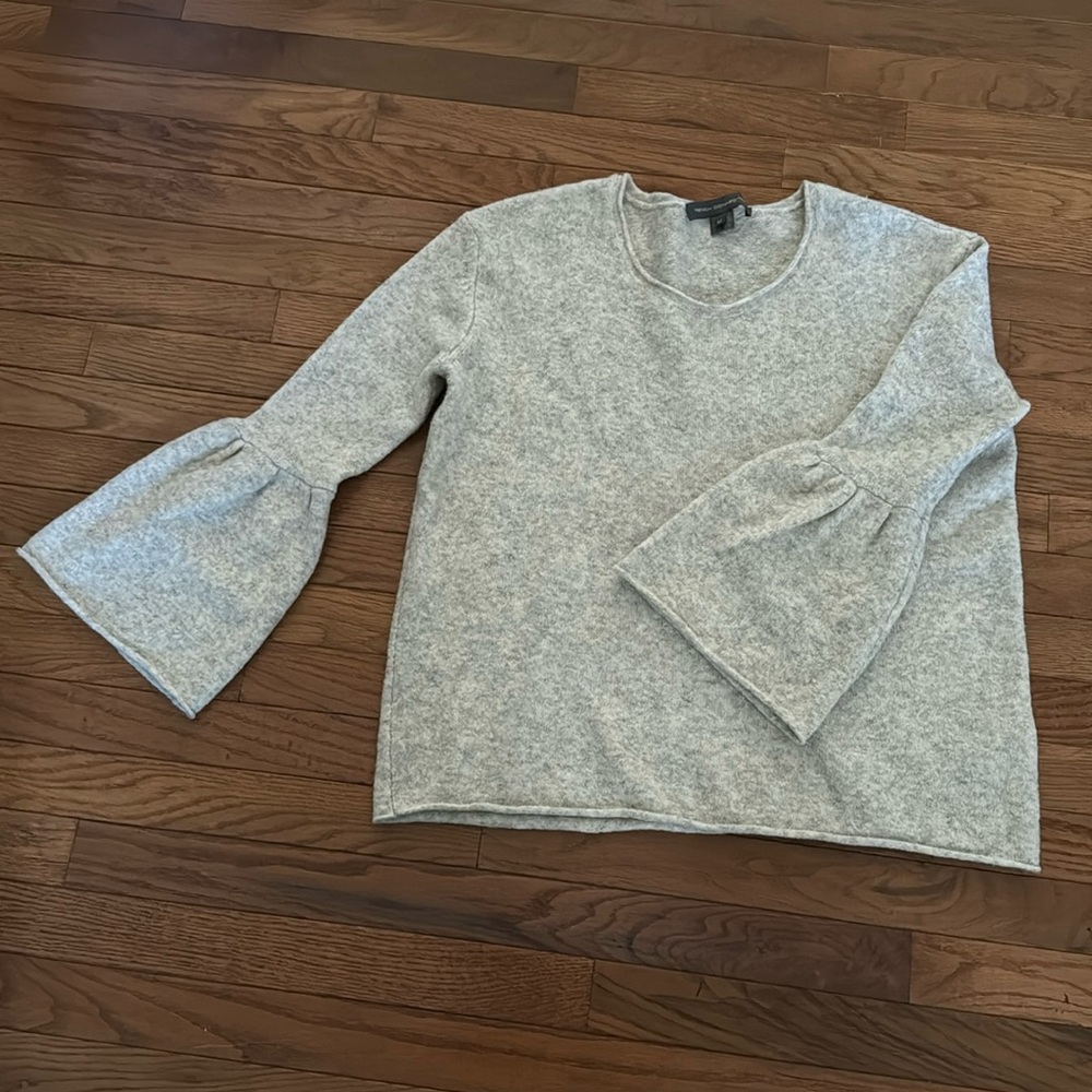French Connection Gray Crew Neck Sweater